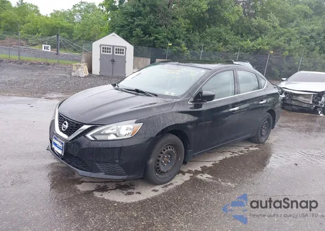 2017 Nissan Sentra S z USA, uszkodzony, nr VIN 3N1AB7AP1HY326588